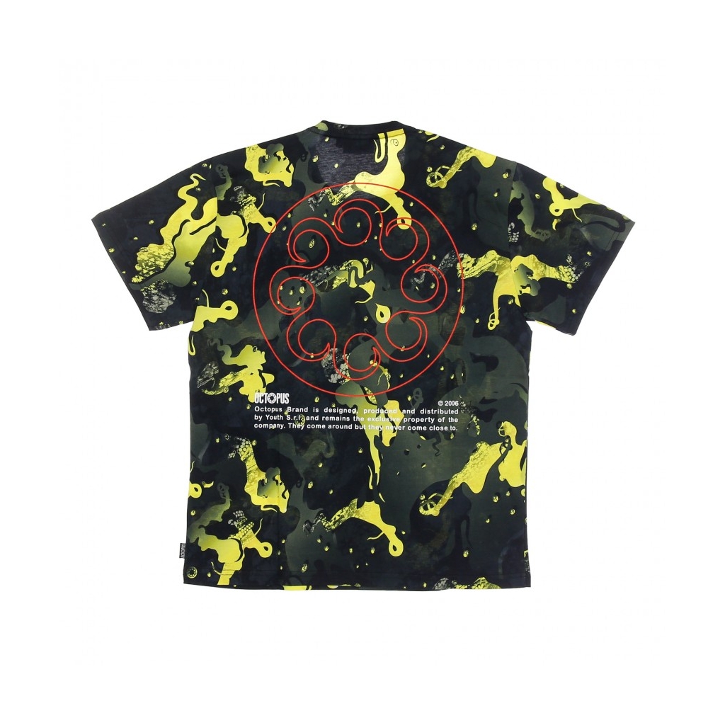 MAGLIETTA CAMO TEE YELLOW/BLACK