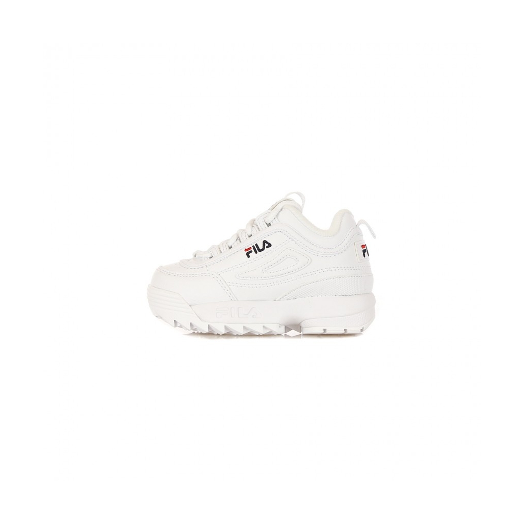 Fila disruptor low sale w scarpa white