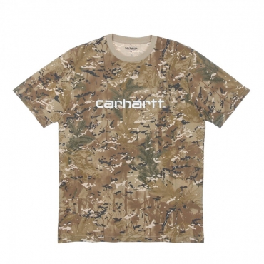 MAGLIETTA SCRIPT TEE CAMO COMBI/DESERT/WHITE