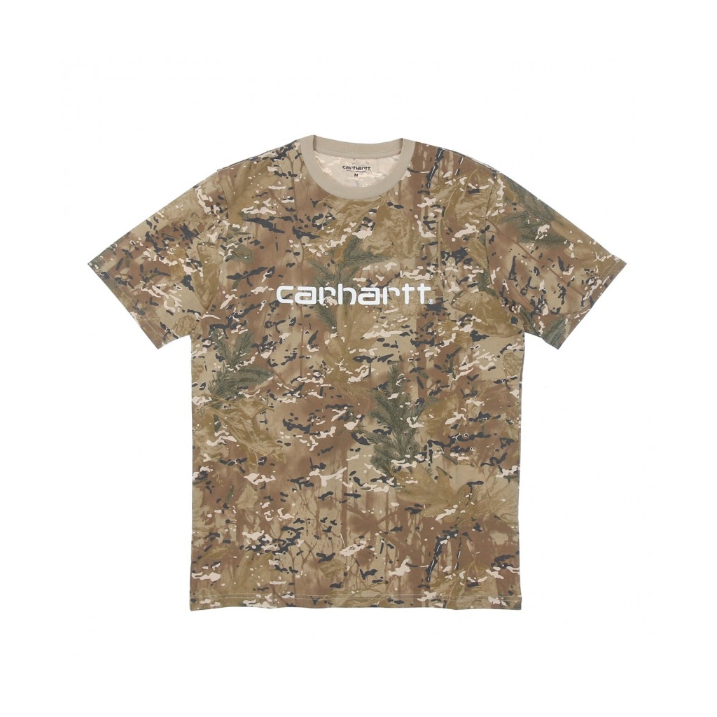 MAGLIETTA SCRIPT TEE CAMO COMBI/DESERT/WHITE