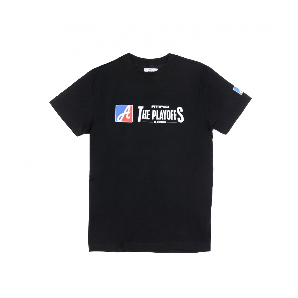 MAGLIETTA THE PLAYOFFS LOGO TEE BLACK