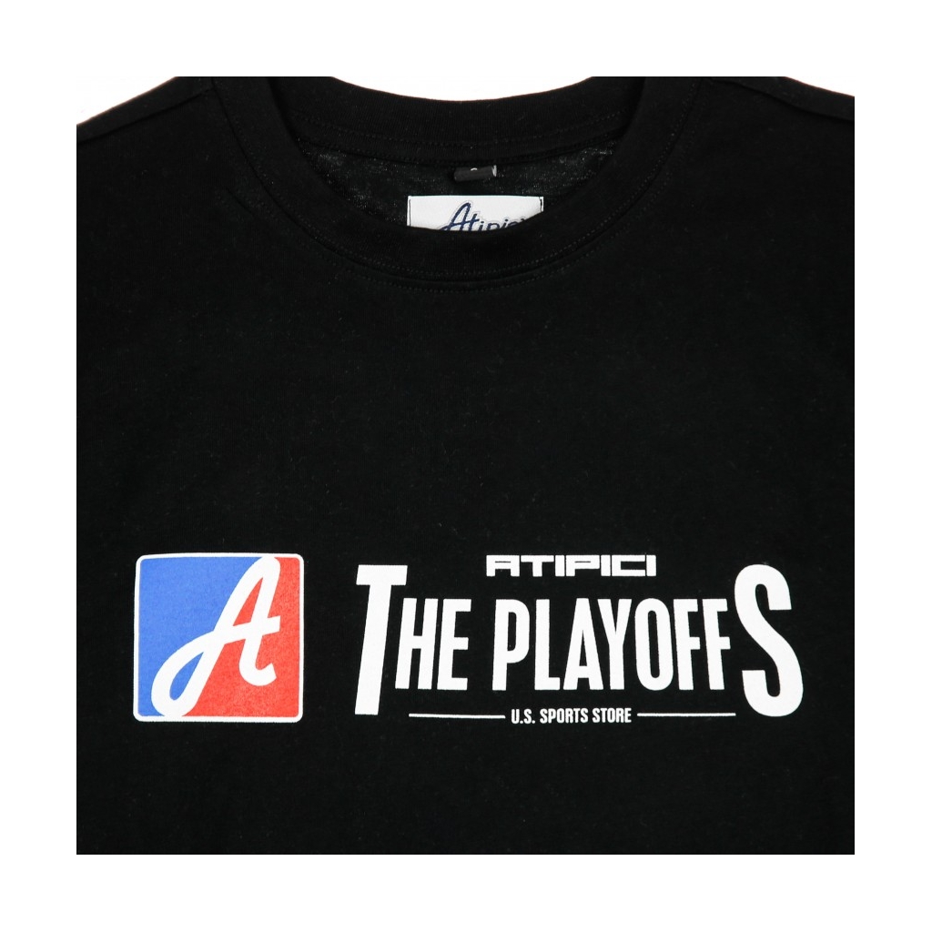 MAGLIETTA THE PLAYOFFS LOGO TEE BLACK