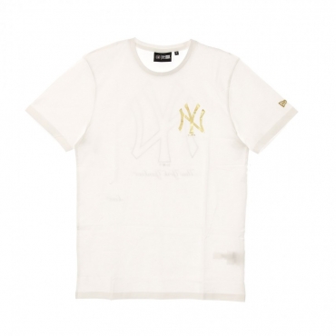 MAGLIETTA MLB METALLIC TEE NEYYAN WHITE