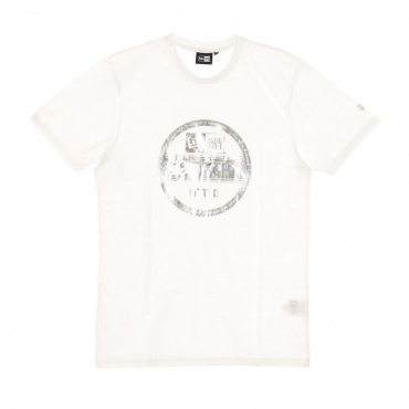 MAGLIETTA NE ESSENTIAL VISOR STICKER TEE WHITE/SILVER