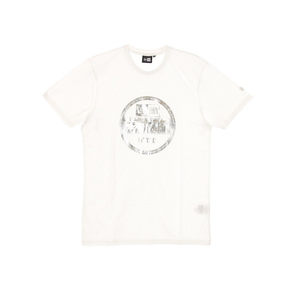 MAGLIETTA NE ESSENTIAL VISOR STICKER TEE WHITE/SILVER