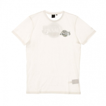 MAGLIETTA NBA METALLIC TEE LOSLAK WHITE