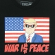 MAGLIETTA WAR IS PEACE TEE BLACK