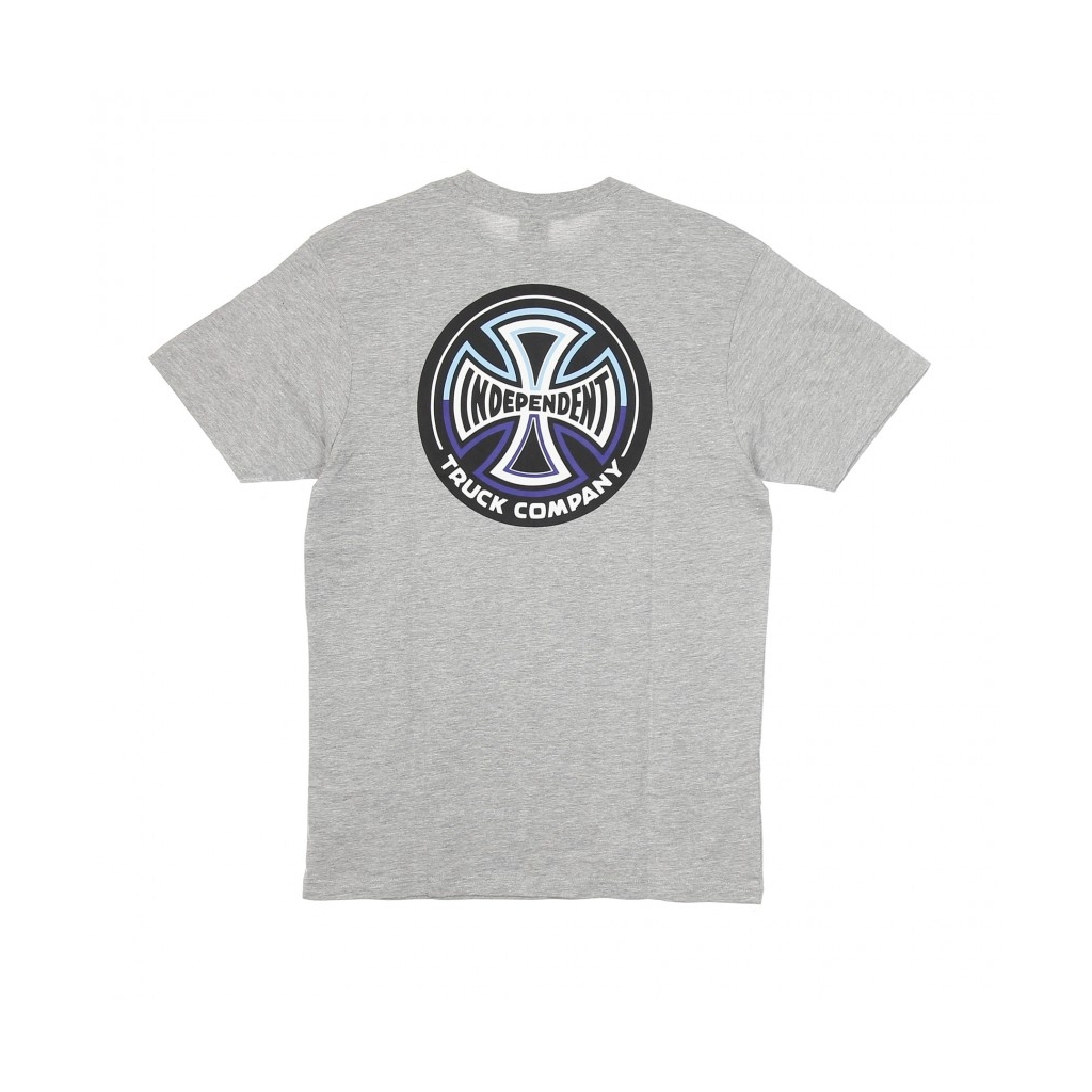 MAGLIETTA SPLIT CROSS TEE DARK HEATHER