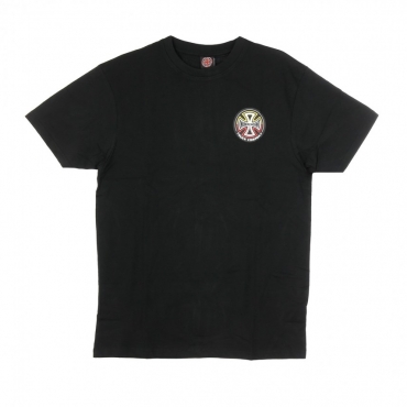 MAGLIETTA SPLIT CROSS TEE BLACK