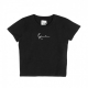 MAGLIETTA CORTA SIGNATURE SHORT TEE BLACK/WHITE