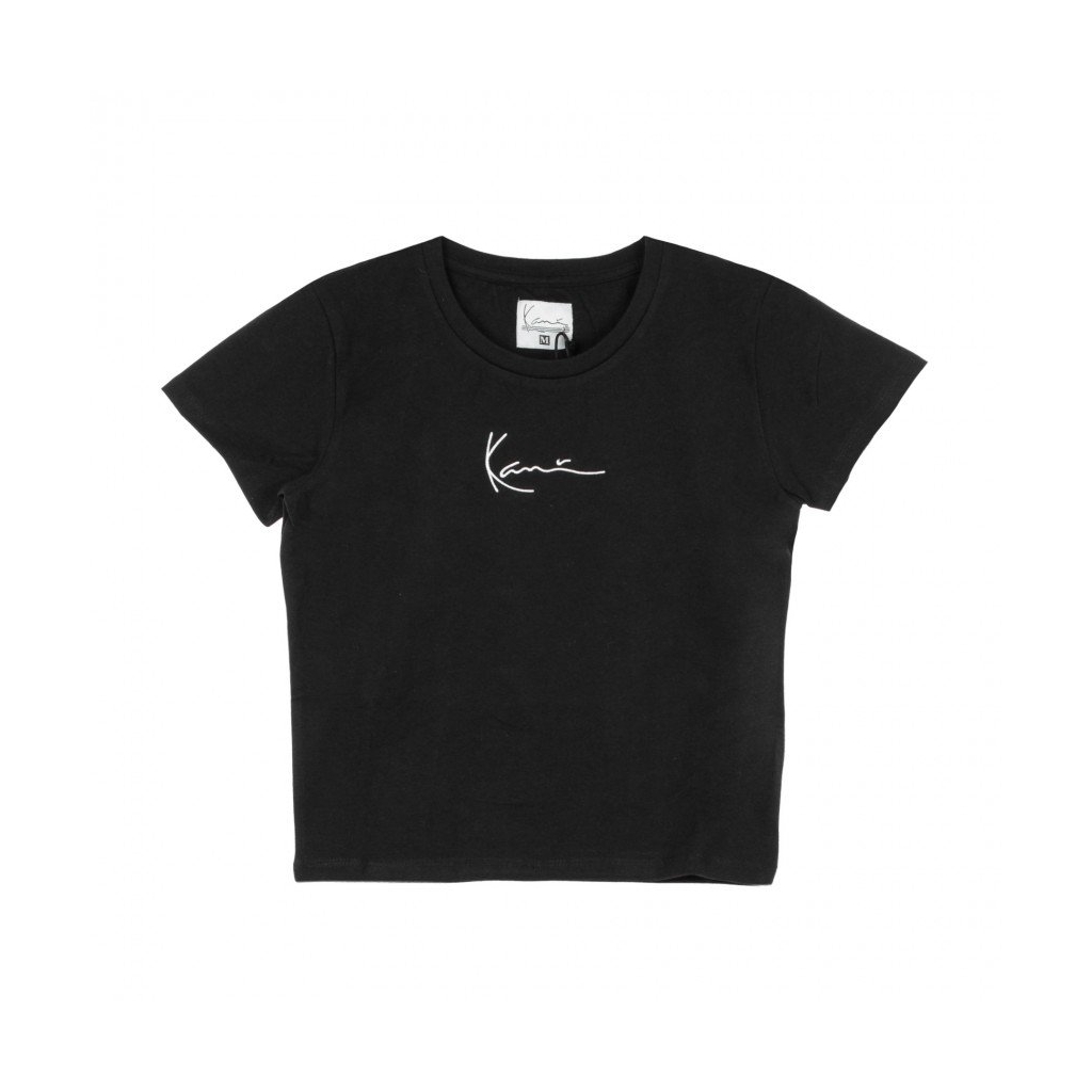 MAGLIETTA CORTA SIGNATURE SHORT TEE BLACK/WHITE