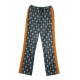 PANTALONE TUTA HAMO ALL OVER PRINT TRACK PANT BLACK IRIS/CINNAMON STICK