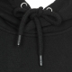 FELPA CAPPUCCIO CORTA ELAXI CROPPED HOODY BLACK