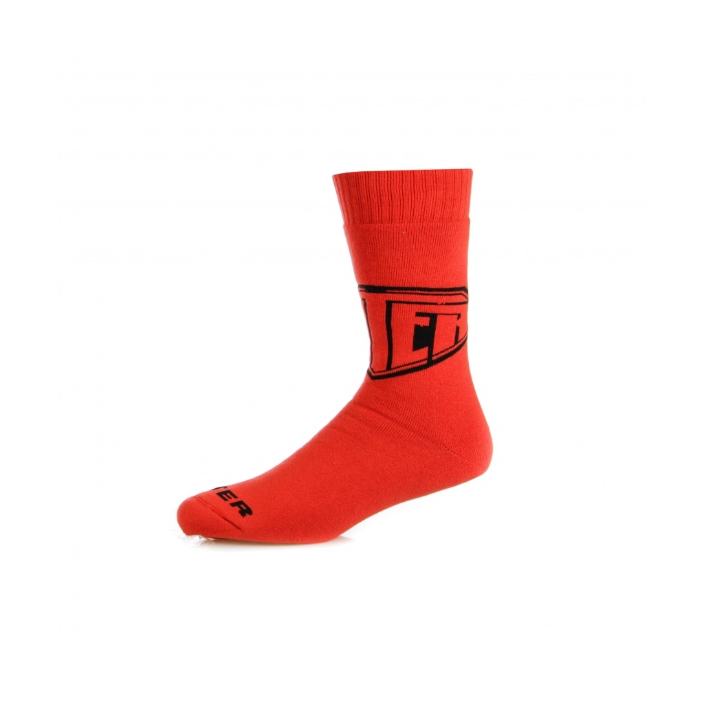 CALZA ALTA LOGO SOCKS RED