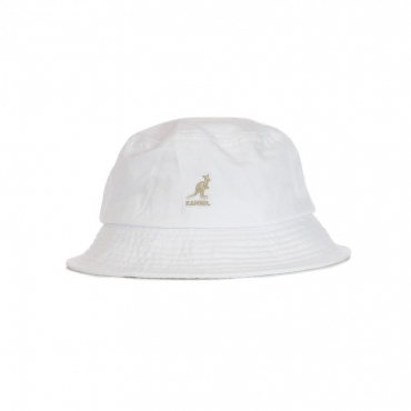 CAPPELLO DA PESCATORE WASHED BUCKET WHITE