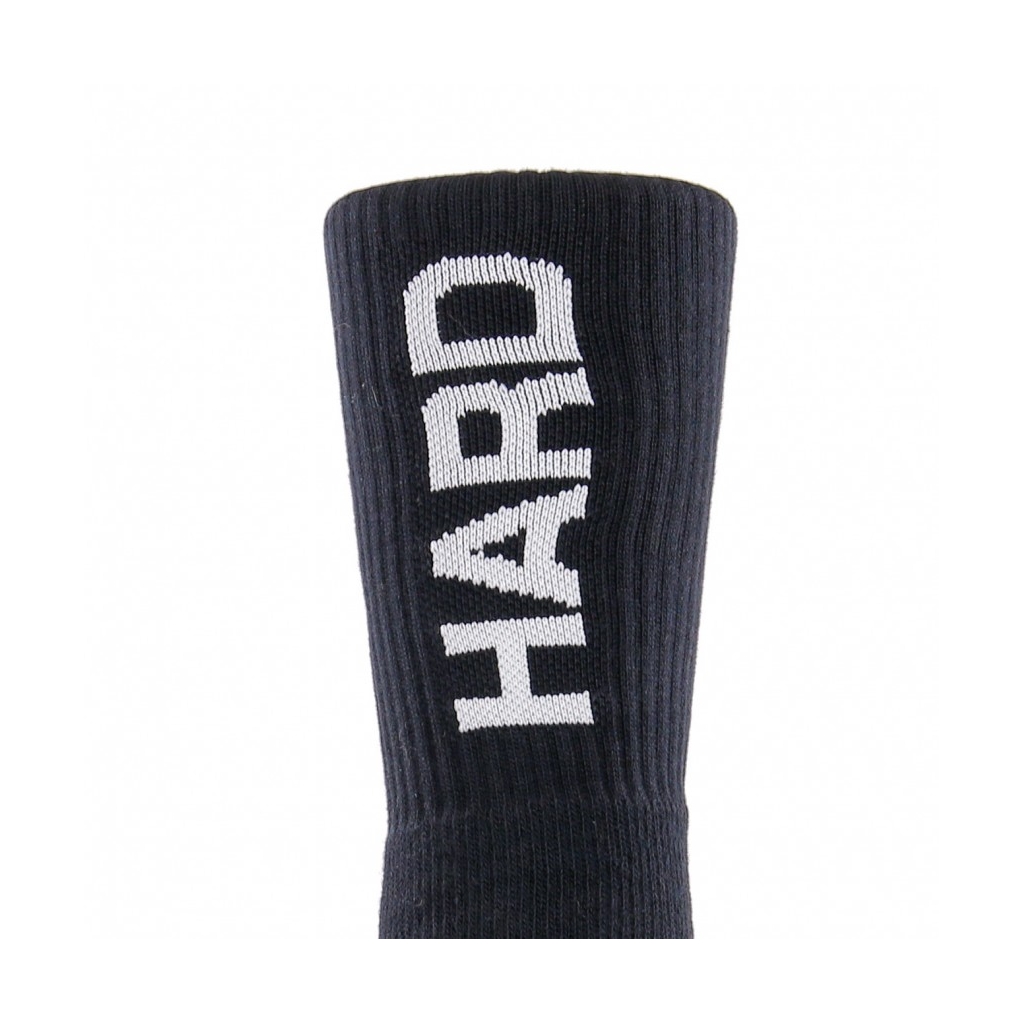 CALZA MEDIA LOGOS HARD COURT SOCKS BLACK