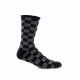 CALZA MEDIA CHECKERBOARD CREW II BLACK/CHARCOAL