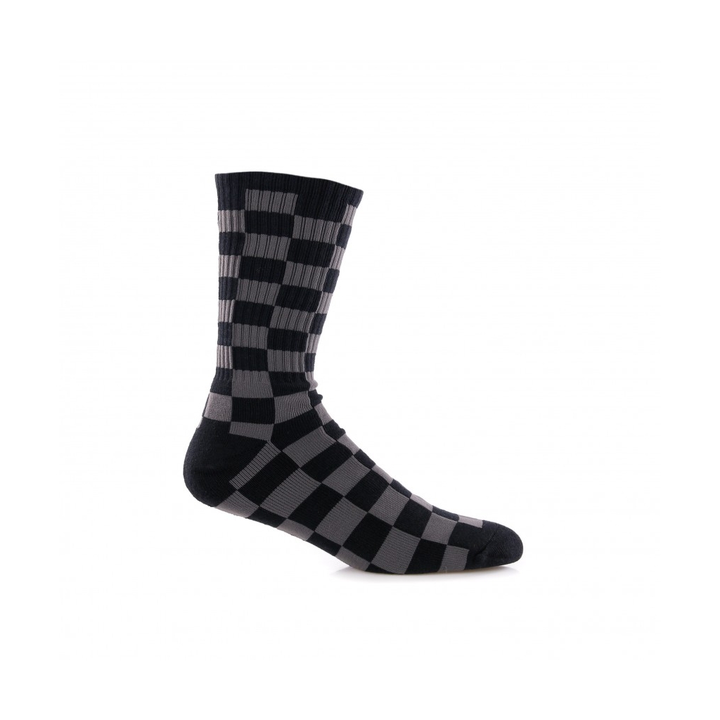 CALZA MEDIA CHECKERBOARD CREW II BLACK/CHARCOAL