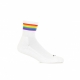 CALZA BASSA RAINBOW PRIDE WHITE