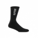 CALZA MEDIA LOGO TENNIS SOCKS BLACK