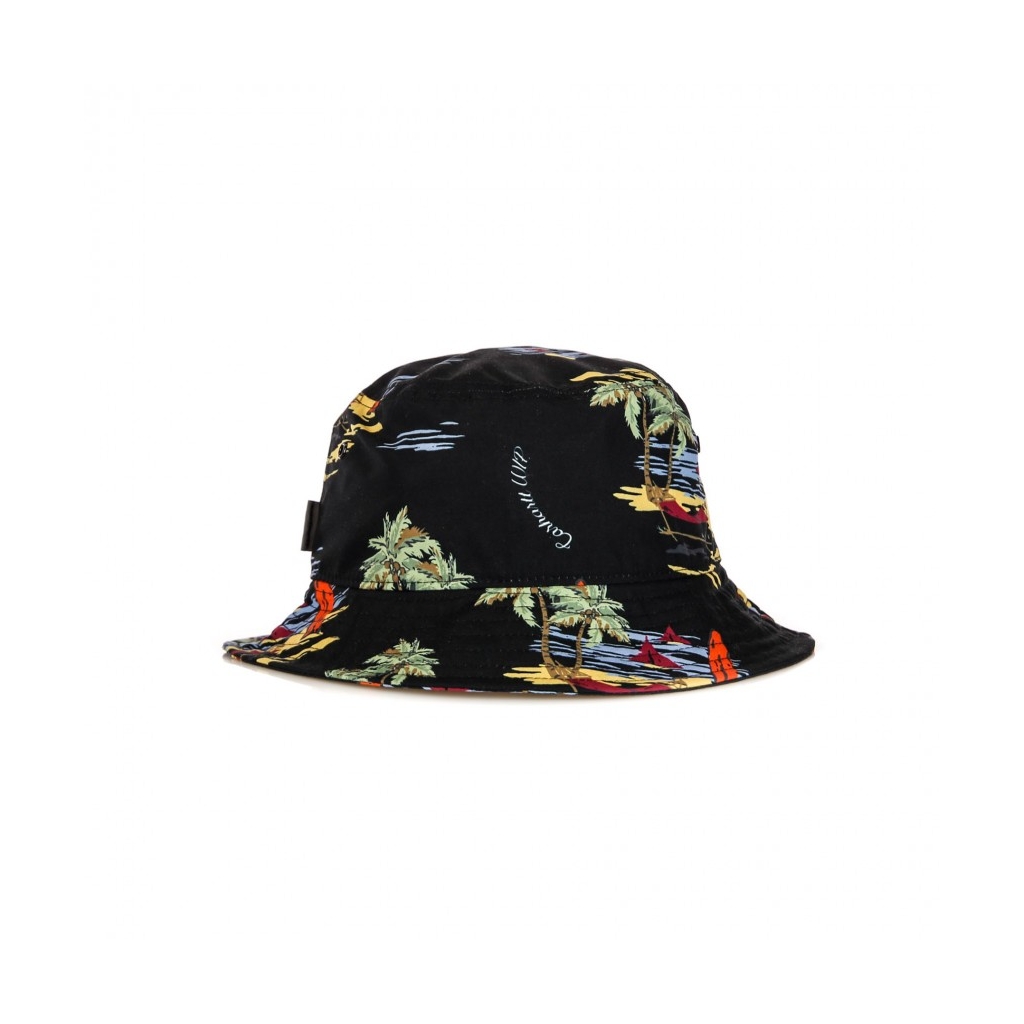 cappello da pescatore uomo resort bucket hat BLACK