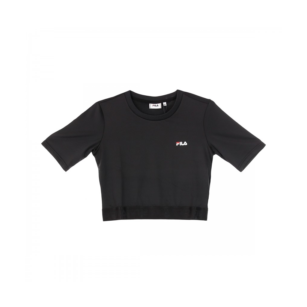 MAGLIETTA CORTA CAYLIN CROPPED TEE BLACK