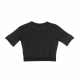 MAGLIETTA CORTA CAYLIN CROPPED TEE BLACK