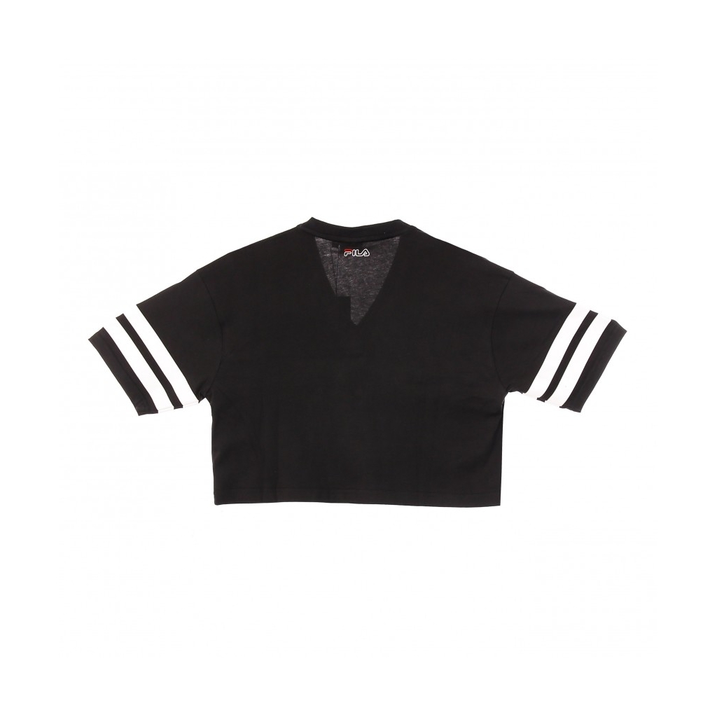 MAGLIETTA CORTA JAINA CROPPED SPORTY TEE BLACK