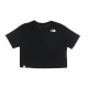 MAGLIETTA CORTA W CROPPED EASY TEE BLACK