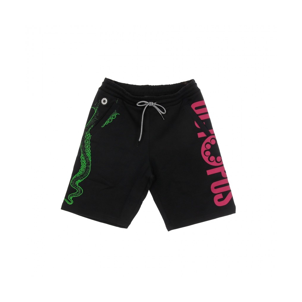 PANTALONE CORTO TUTA LOGO SWEATSHORTS BLACK