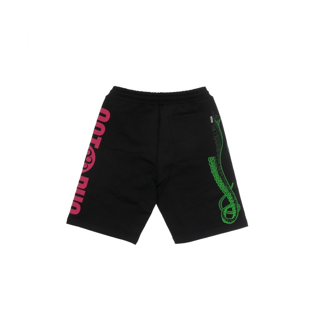 PANTALONE CORTO TUTA LOGO SWEATSHORTS BLACK