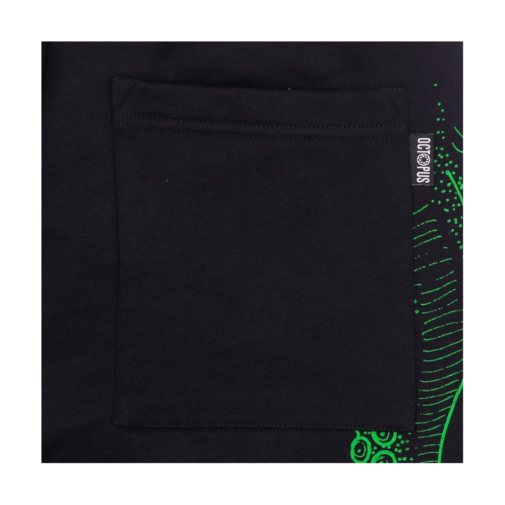 PANTALONE CORTO TUTA LOGO SWEATSHORTS BLACK