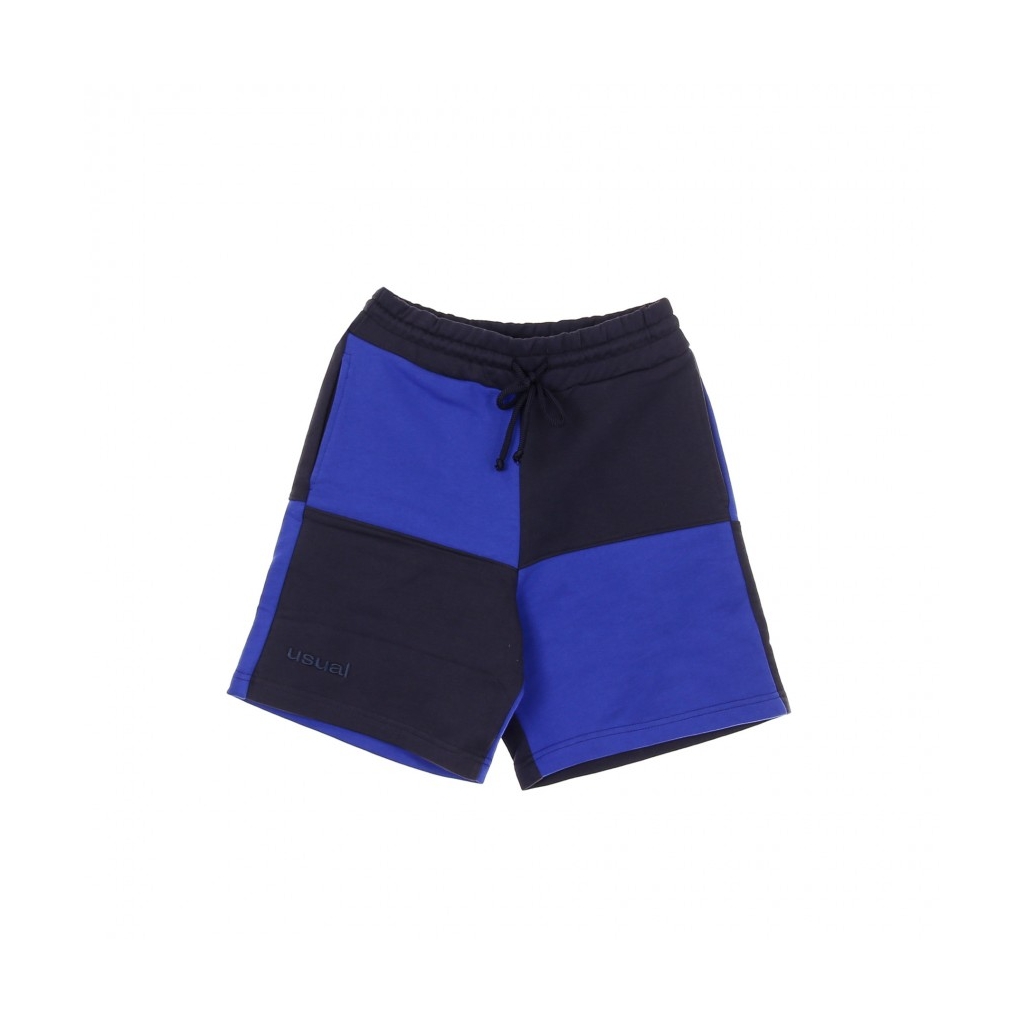 PANTALONE CORTO TUTA BIGCHECK SHORT BLUE/BLACK