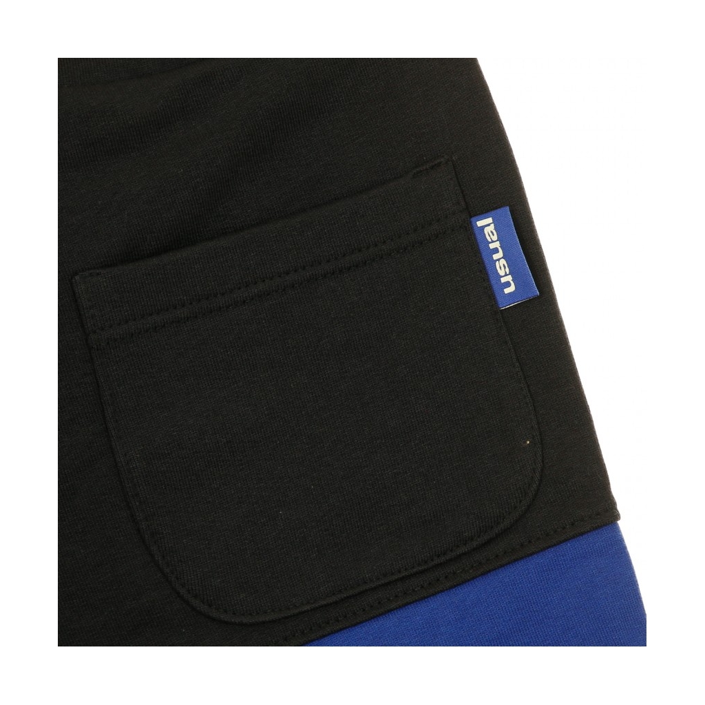 PANTALONE CORTO TUTA BIGCHECK SHORT BLUE/BLACK