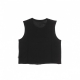 CANOTTA CORTA JUNIOR V MUSCLE CROP BLACK