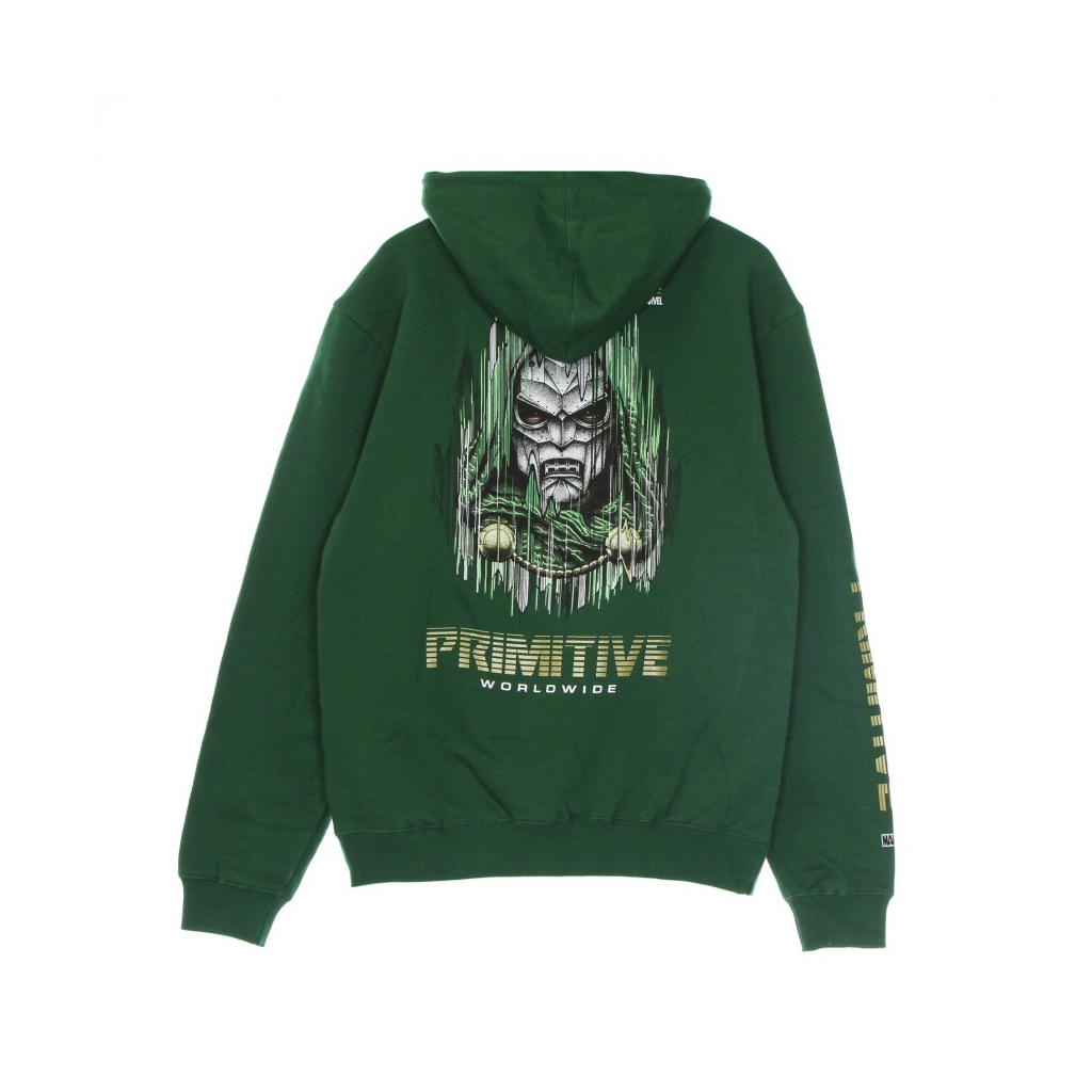 FELPA CAPPUCCIO UOMO DOOM HOOD DARK GREEN