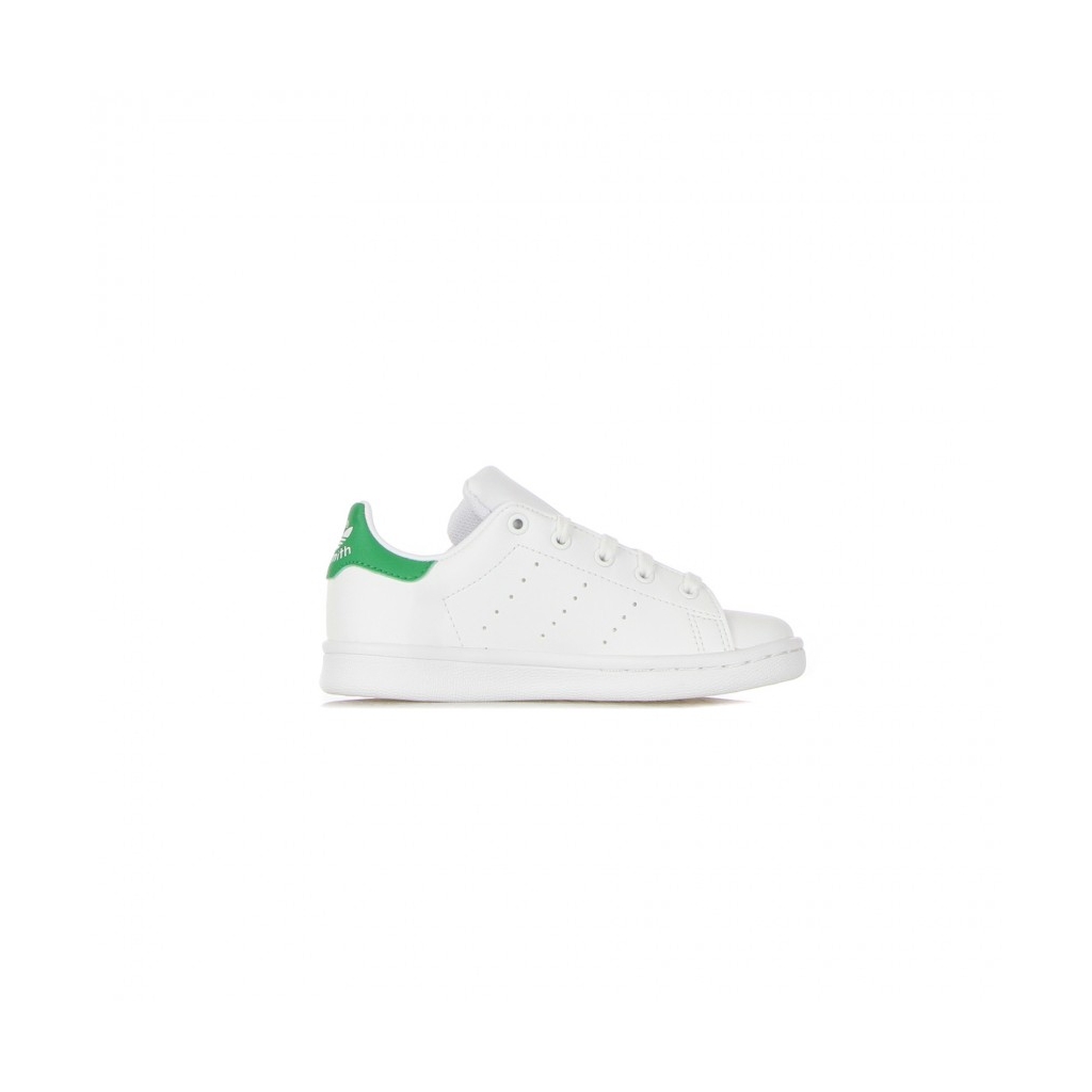 SCARPA BASSA BAMBINO STAN SMITH CLOUD WHITE/CLOUD WHITE/GREEN