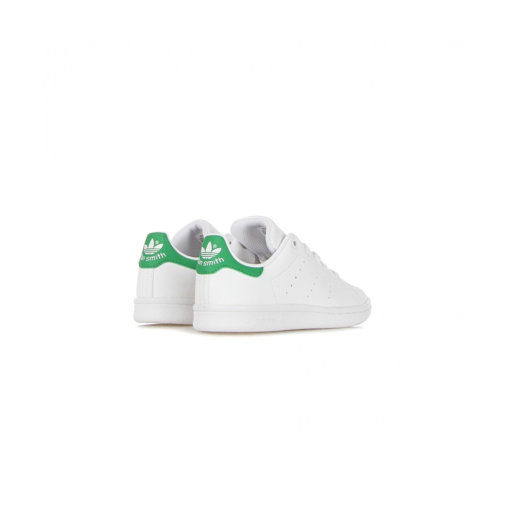 SCARPA BASSA BAMBINO STAN SMITH CLOUD WHITE/CLOUD WHITE/GREEN