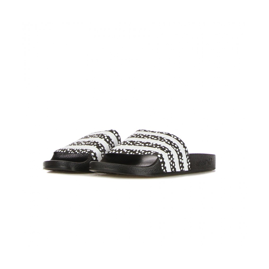 Adidas originals adilette 2024 slides in black toweling