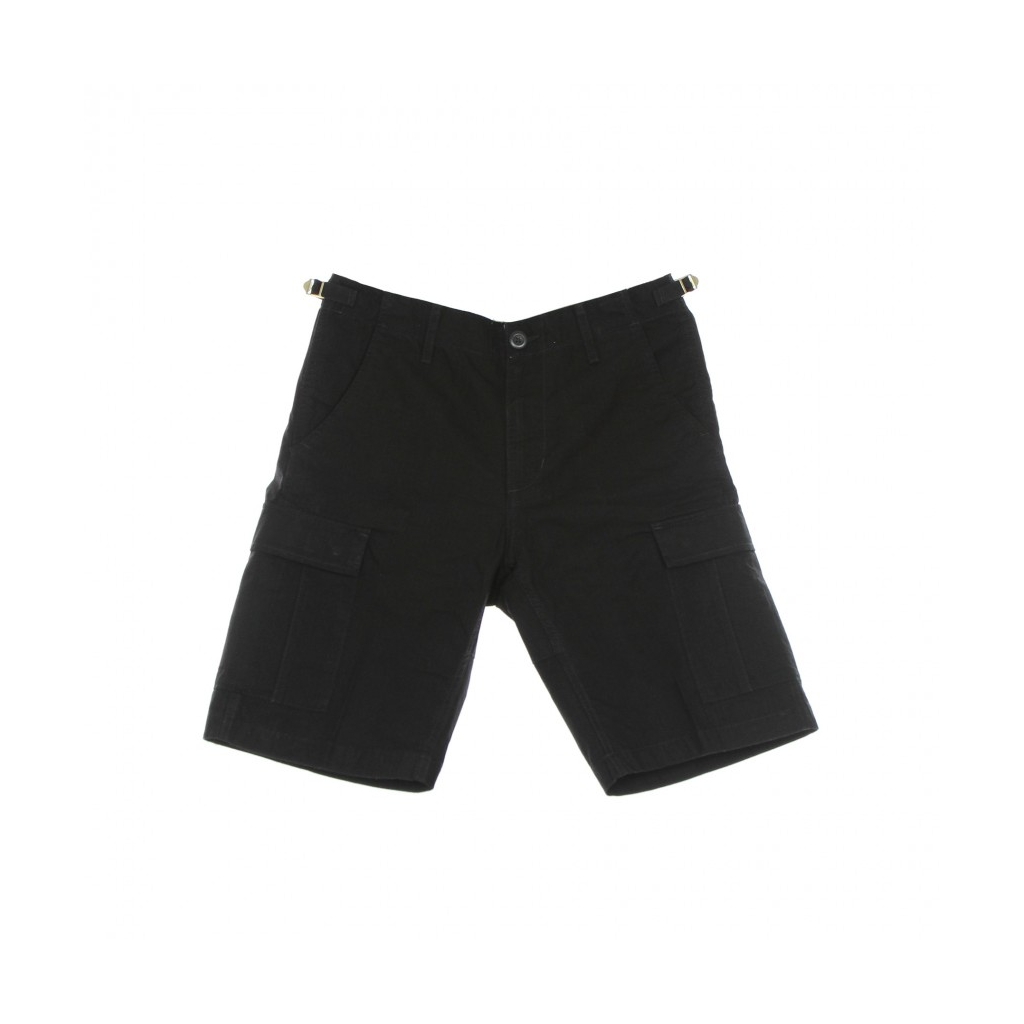 PANTALONE CORTO UOMO AVIATION SHORT BLACK RINSED