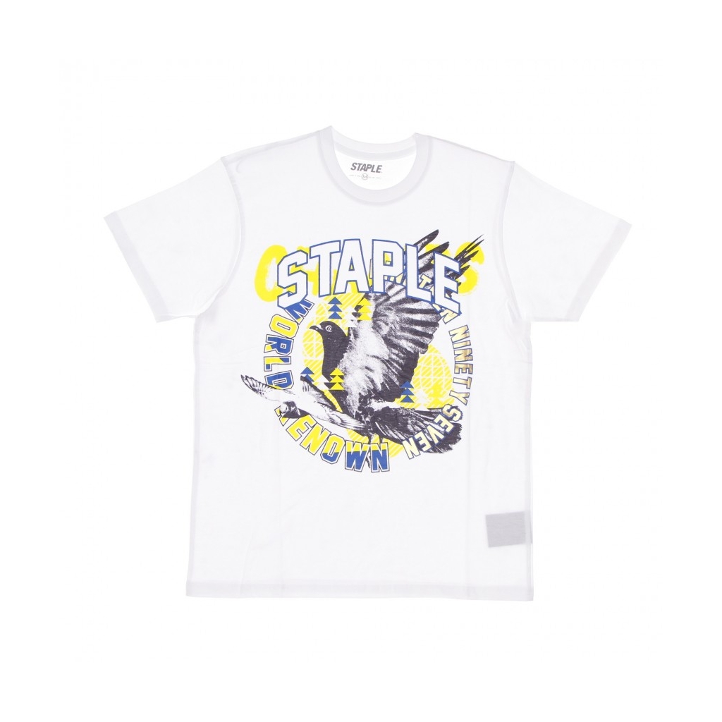 MAGLIETTA UOMO PHOTO PIGEON LOGO TEE WHITE