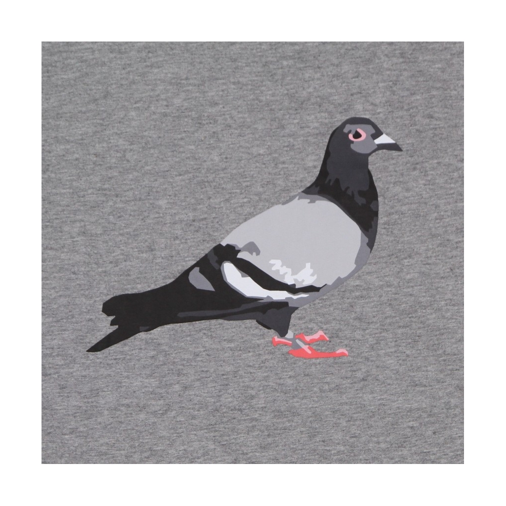 MAGLIETTA UOMO PIGEON LOGO TEE HEATHER GREY