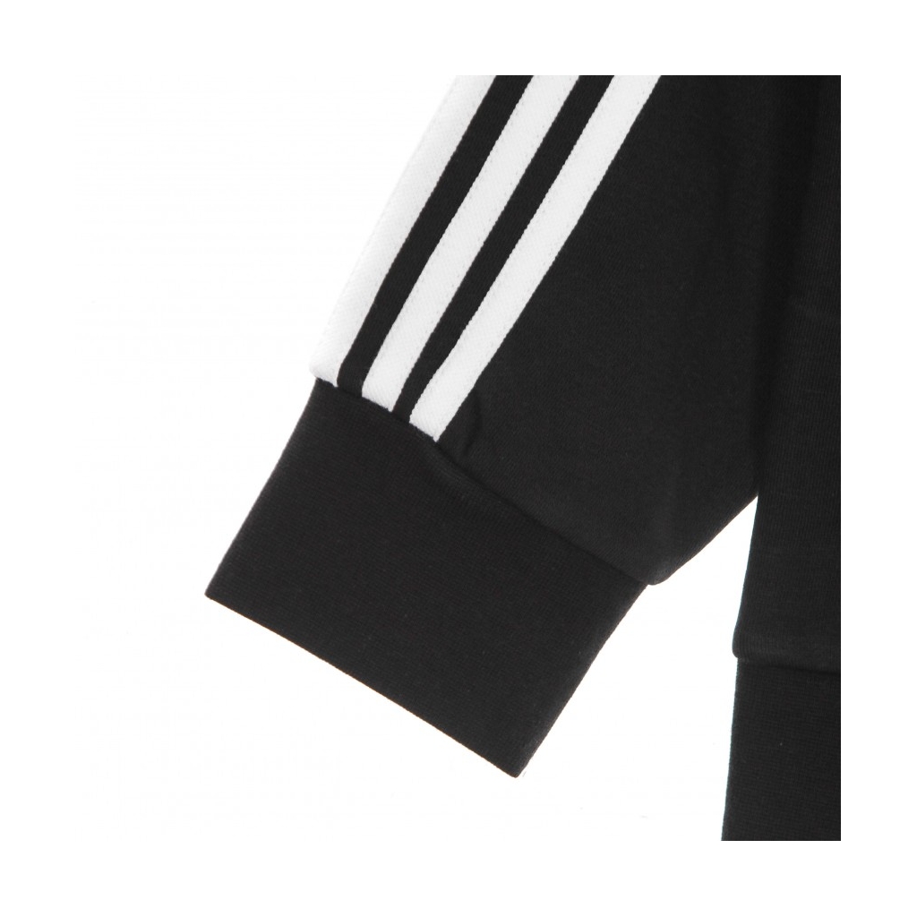 FELPA GIROCOLLO UOMO 3 STRIPES CREW BLACK