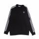 FELPA GIROCOLLO UOMO 3 STRIPES CREW BLACK