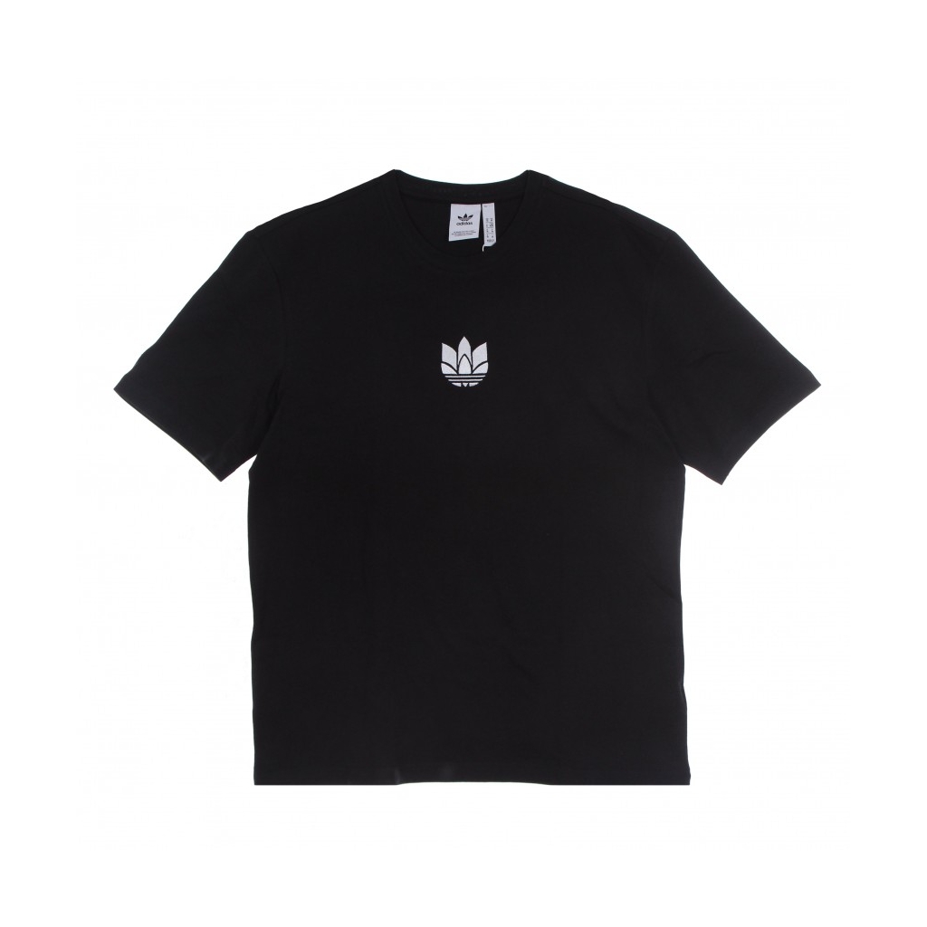 MAGLIETTA UOMO 3D TREFOIL TEE BLACK/WHITE