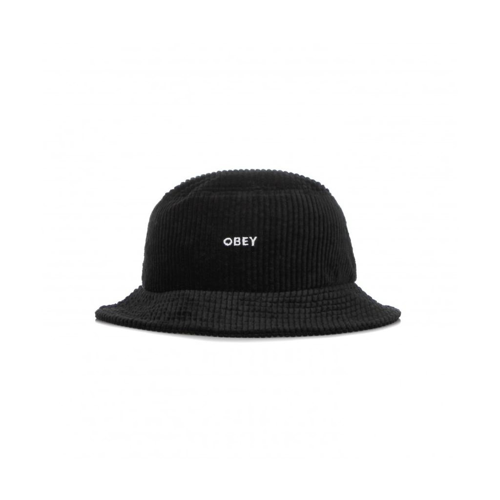 CAPPELLO DA PESCATORE UOMO BOLD CORD BUCKET HAT BLACK