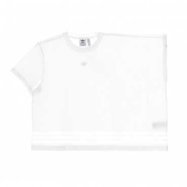 MAGLIETTA DONNA TREFOIL TEE WHITE