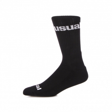 CALZA MEDIA UOMO LOGO SOCKS BLACK