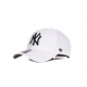 CAPPELLINO VISIERA CURVA UOMO MLB MVP NEYYAN WHITE/BLACK