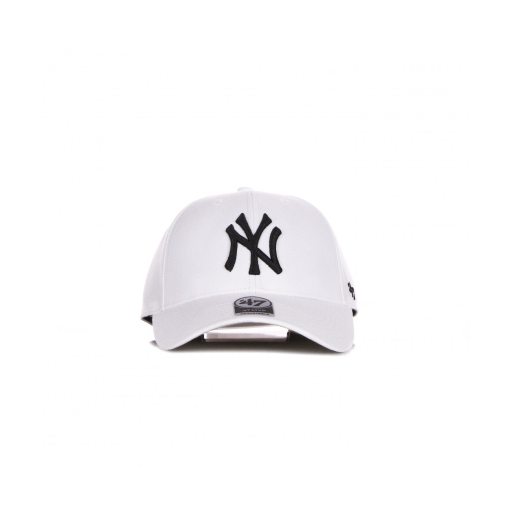 CAPPELLINO VISIERA CURVA UOMO MLB MVP NEYYAN WHITE/BLACK